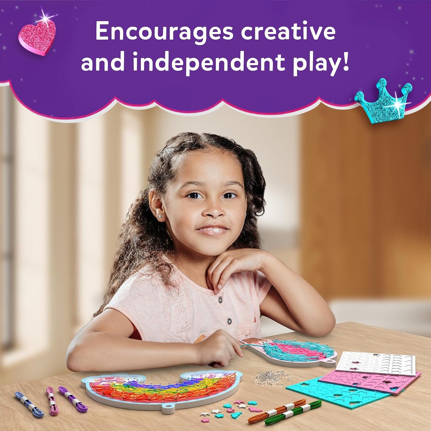 Skillmatics String Art Activity – Unicorn Magic, Mess-Free Art for Kids | Craft Kits & Supplies, DIY Decor & Creative Activity, Gifts for Girls & Boys Ages 6–12