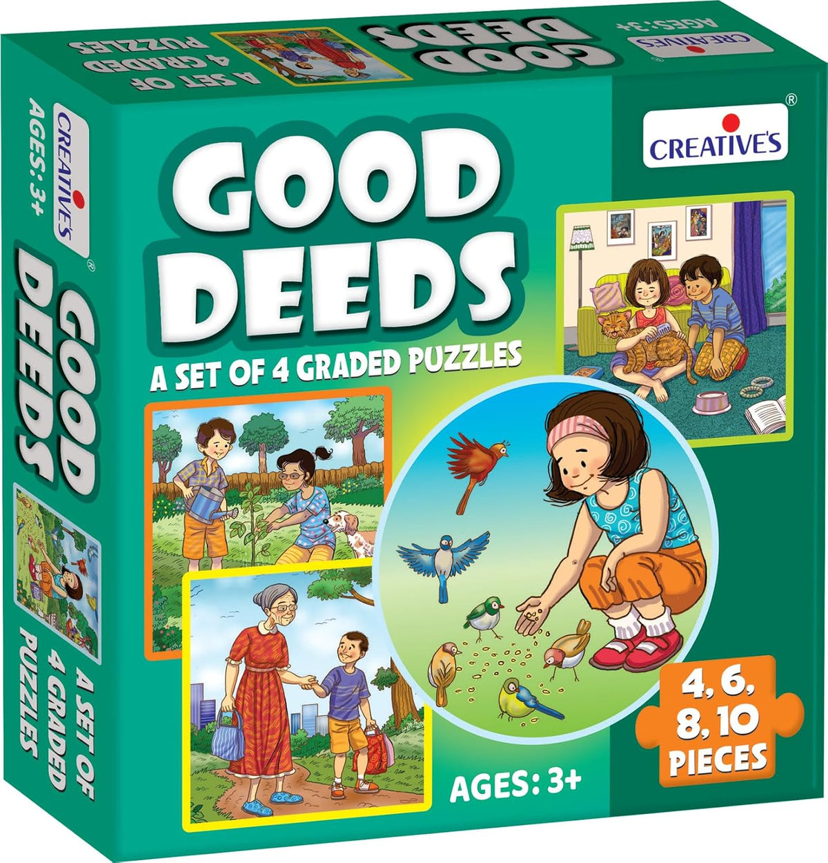 Creative’s Good Deeds Educational Puzzles Set for Kids Preschool Learning Toy Social Skills Problem Solving Early Development Screen Free Learning Activity Game for Children Age 3 Years and Above