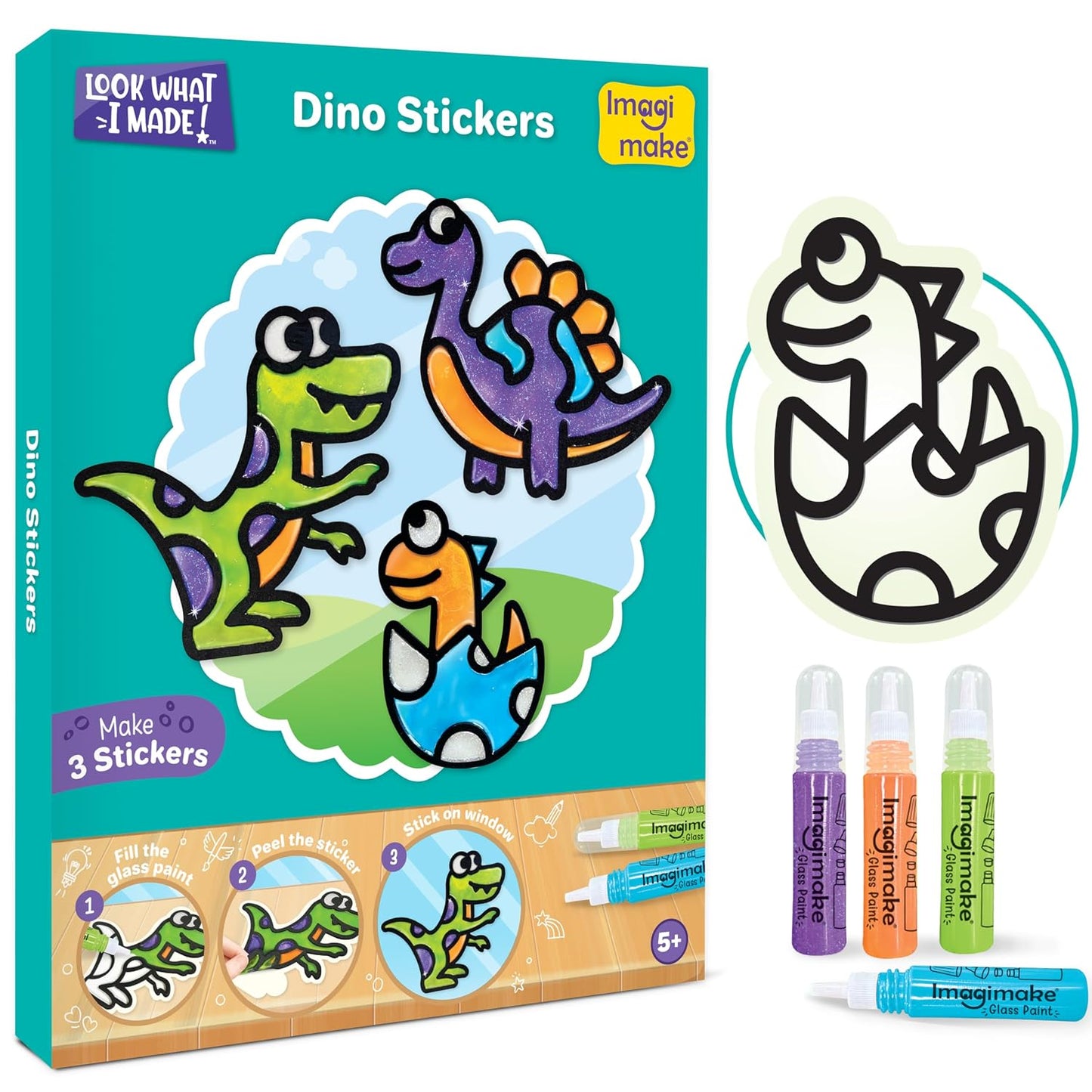 Imagimake 5-in-1 Awesome Craft Kit | Art & Craft Kit for Kids Age 5+ | 5 craft techniques—stamp art, jelly stickers, quilling, 3D paper & model making; 15+ projects, 100+ supplies