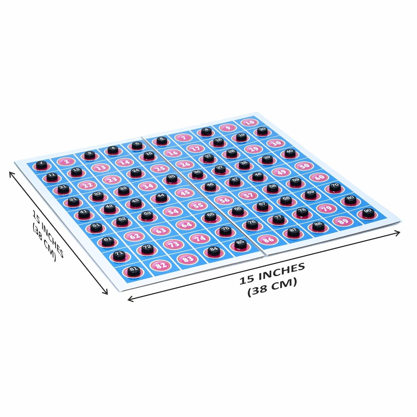Ankit Toys & Games Tambola Game Classic Family Fun Board Game Interactive Social Entertainment Durable Set for Kids and Adults Ages 6+ Perfect for Gatherings (Board Size 38 * 38 Cm)