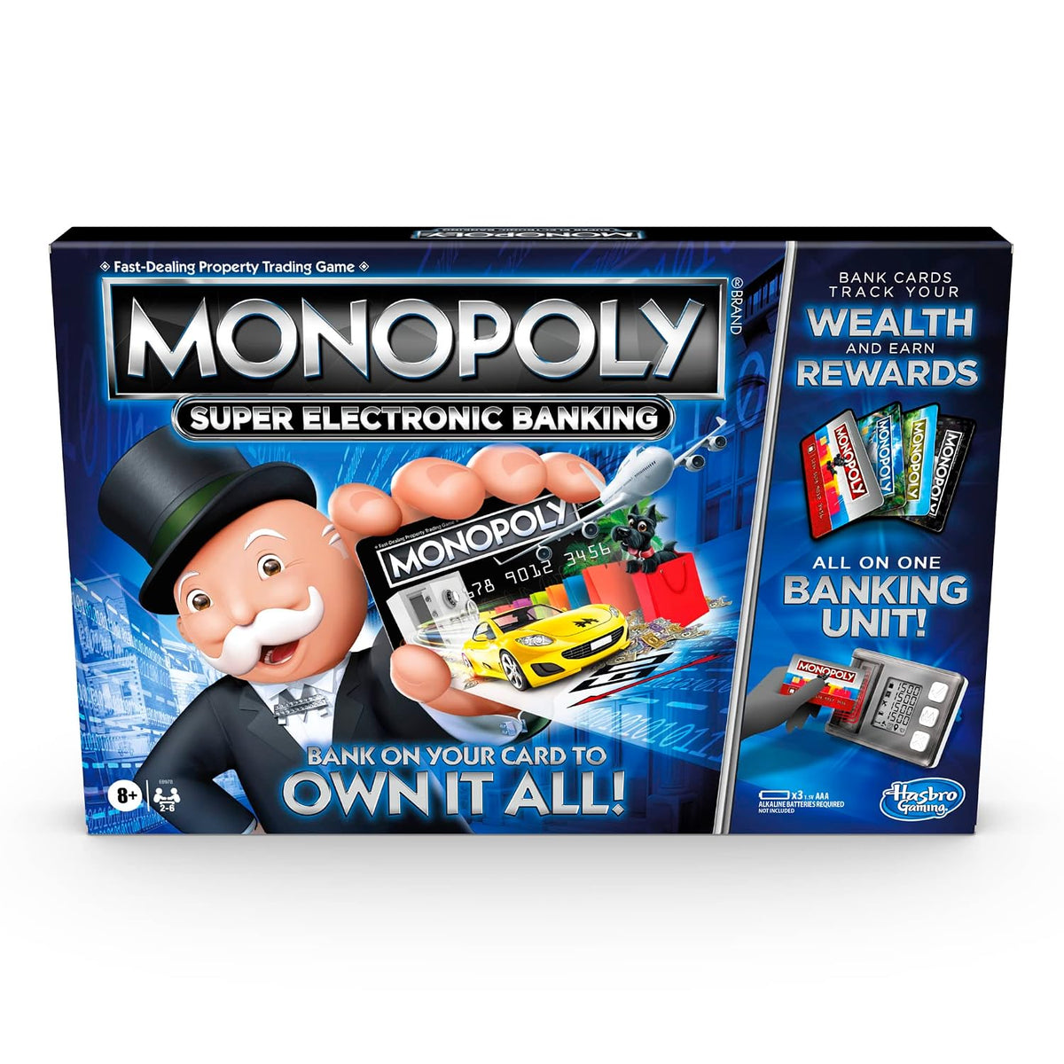 Hasbro Gaming Hasbro Monopoly Super Electronic Banking, For Kids
