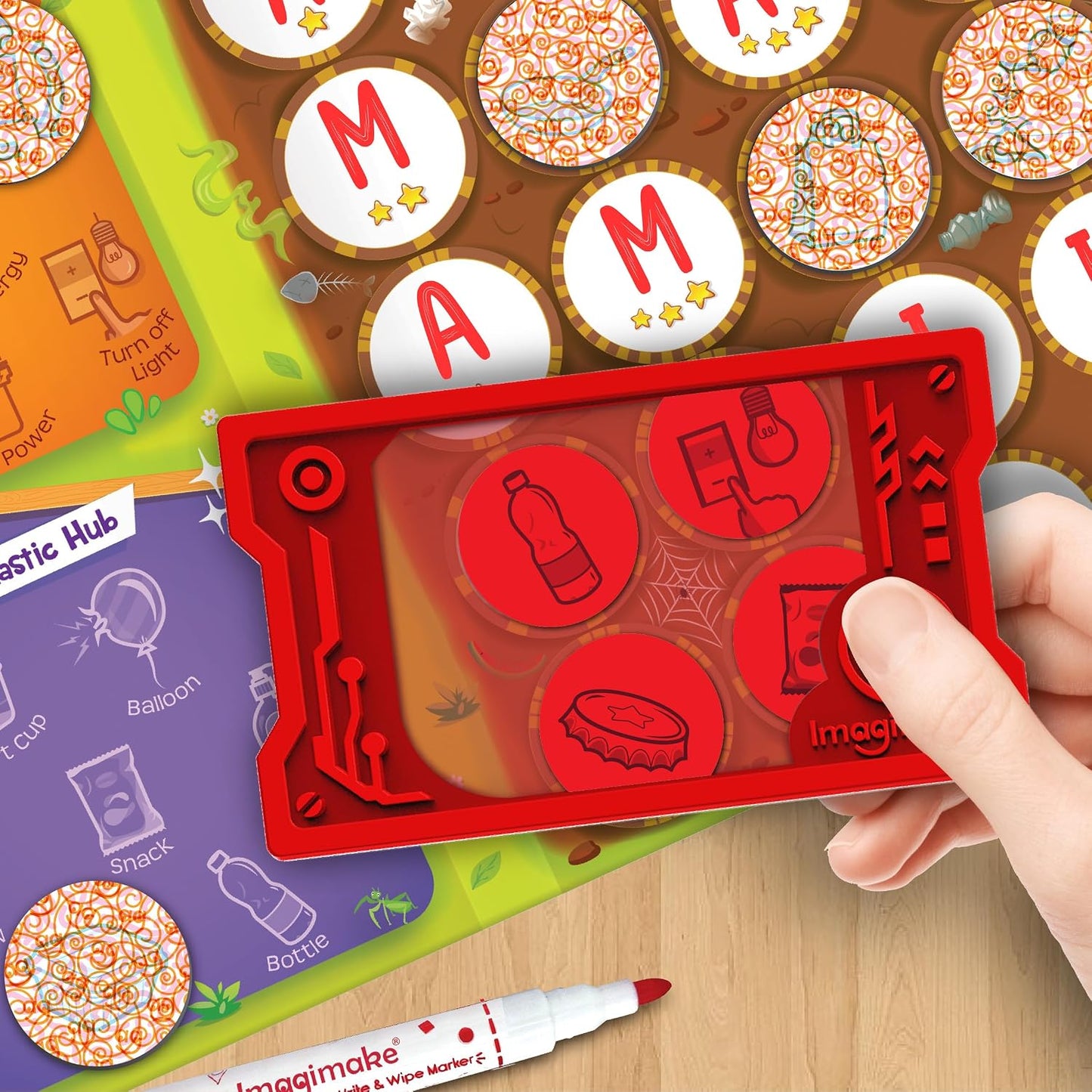 Imagimake Rescue Quest–Green Champions | Spin, Discover & Rescue Green Missions | Educational Fun Board Games for Friends & Family Night |Travel-Friendly Indoor Game |Gift for Kids Ages 5,6,7,8,9,10