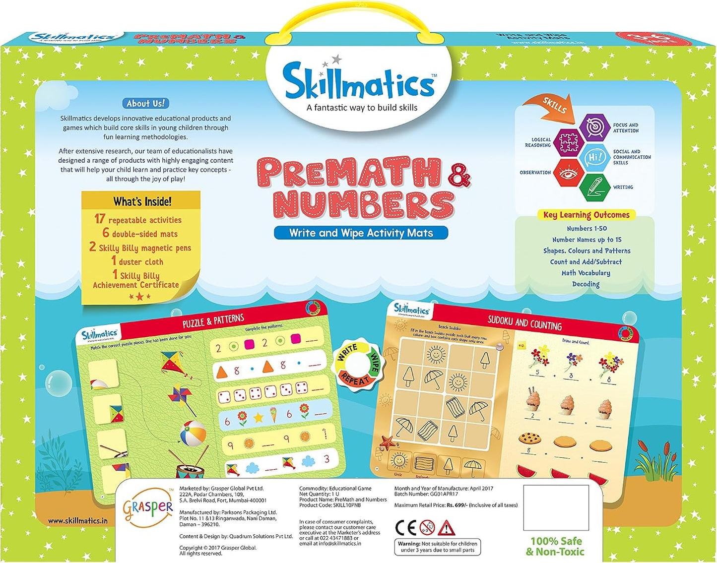 Skillmatics PreMath and Numbers