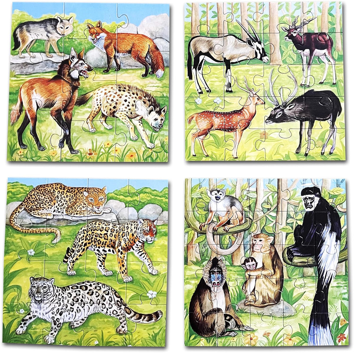 Creative's Animal Puzzles-4 For 24 Months To 48 Months