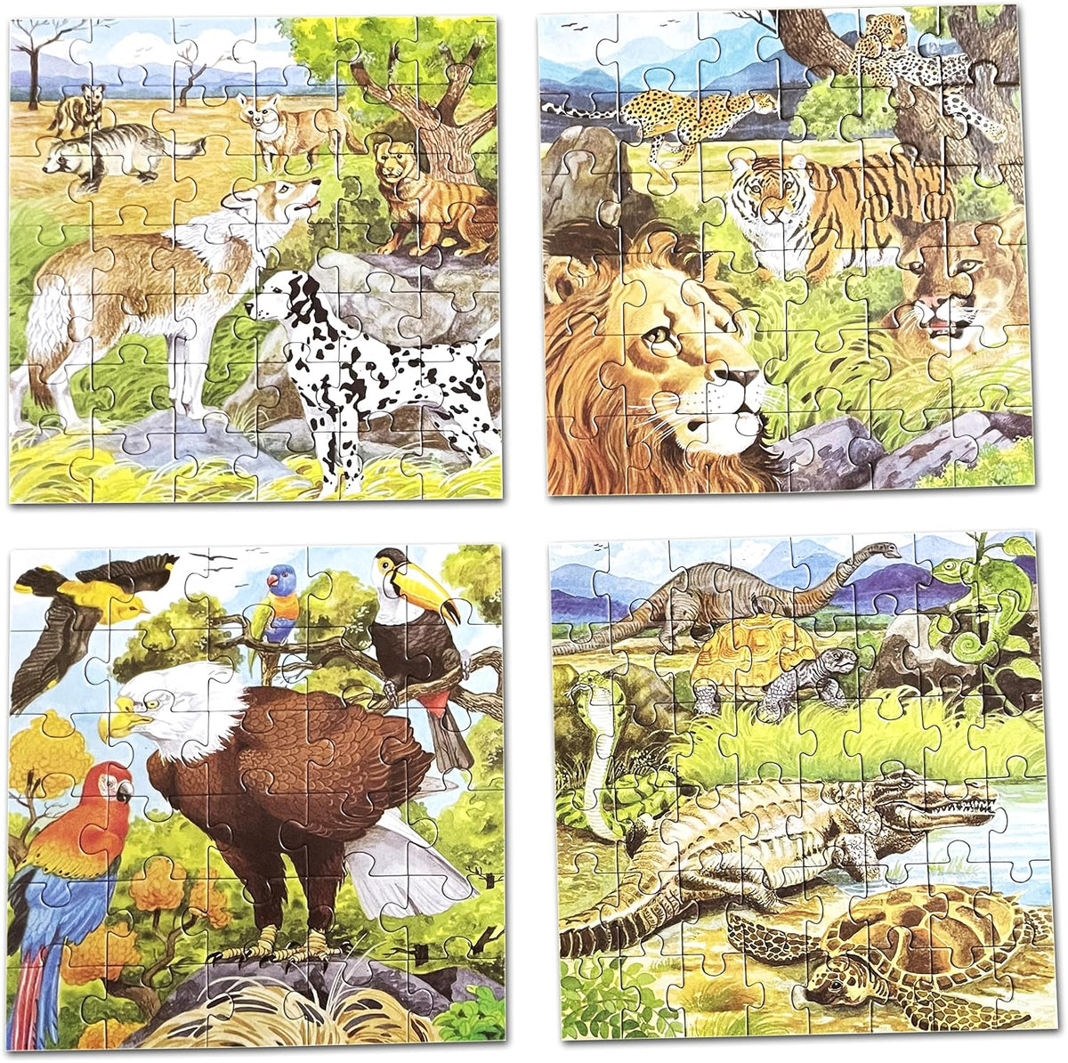 Creative Educational Aids P. Ltd. - CRE0706 Animal Puzzles No. 6 (Multi-Color, 156 Pieces)