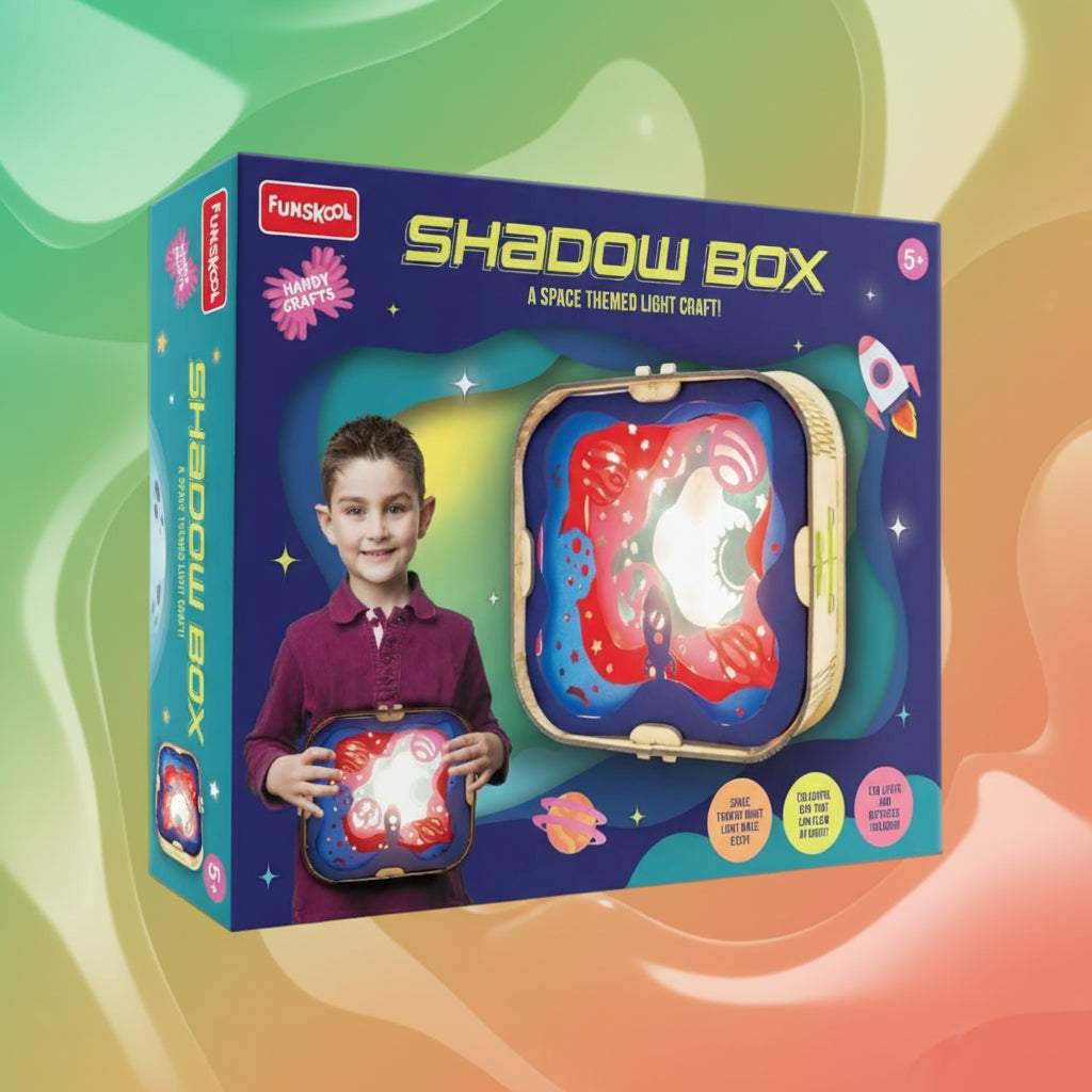 Shadow Box - Layered Paper Art, DIY kit Night Lamp for Kids | Handycrafts Funskool