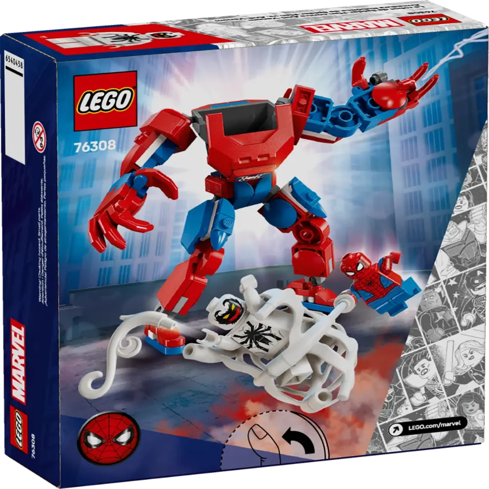 Lego 76308 Marvel Spider-Man Mech vs. Anti-Venom (107 Pieces)