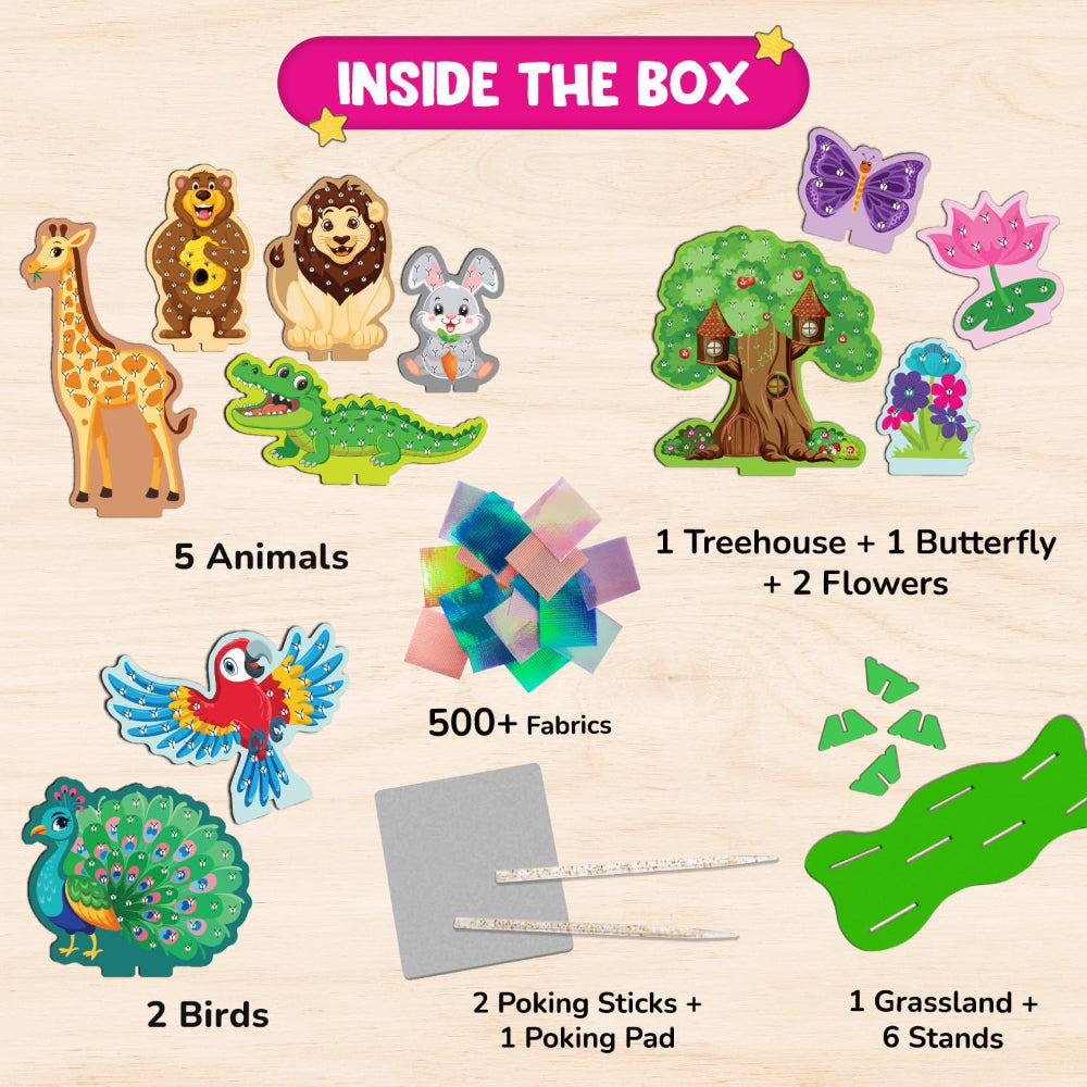 Smartivity Poke 'N' Create Jungle Animal Kingdom