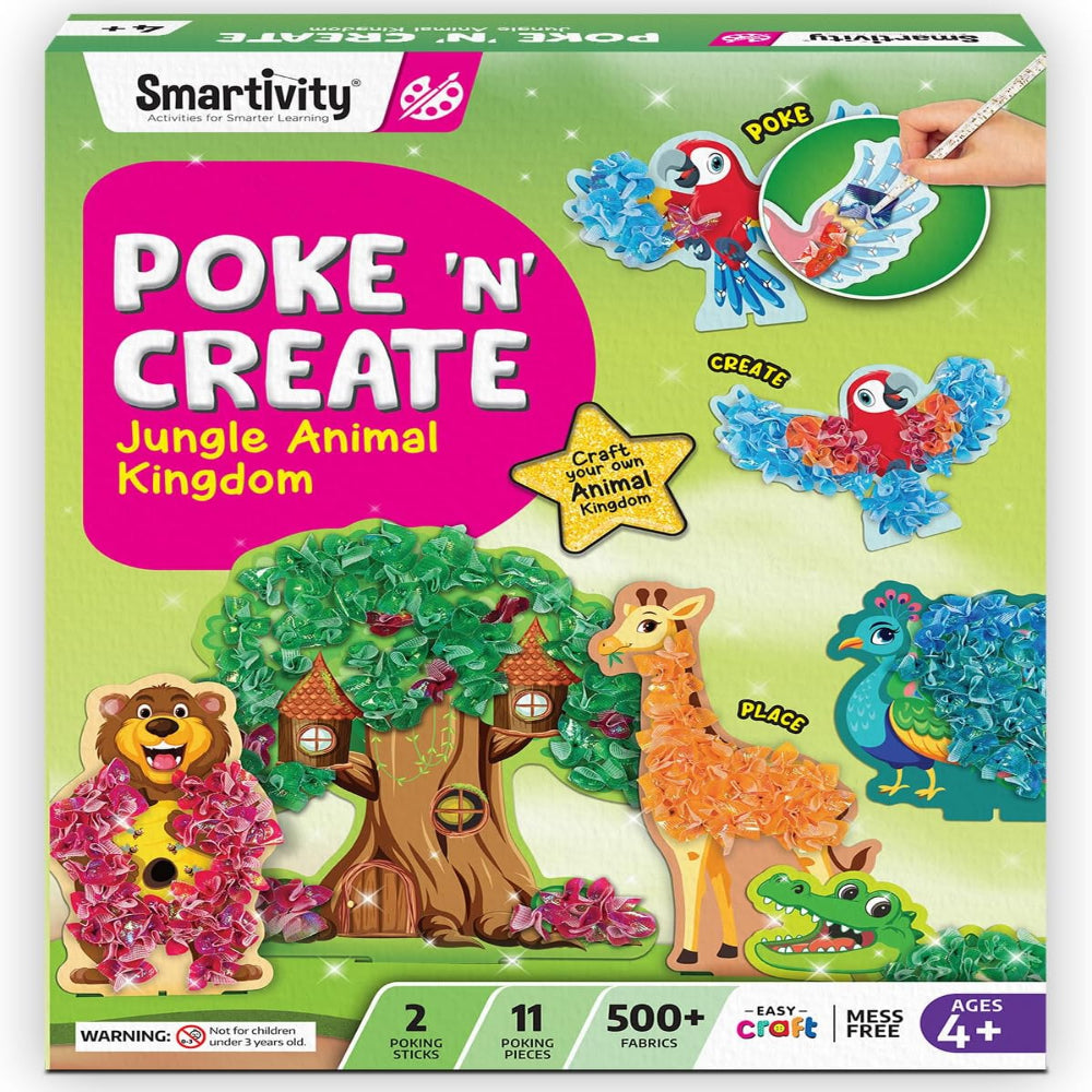Smartivity Poke 'N' Create Jungle Animal Kingdom