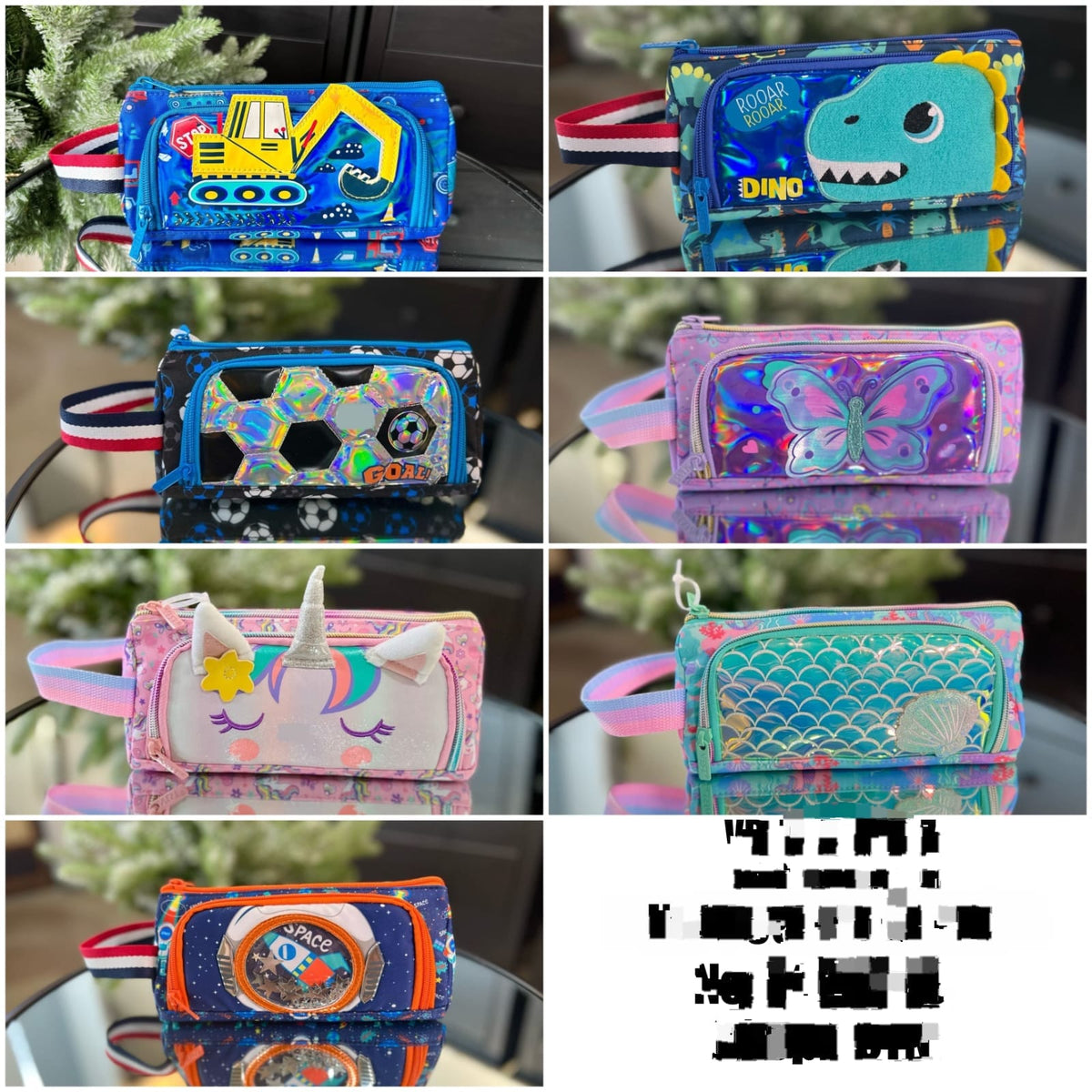 Kids Cartoon Pencil Pouch Collection | Multi-Compartment Zipper Pencil Case