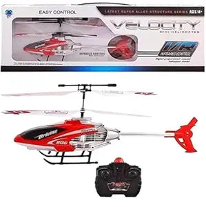 Velocity HC Infrared Control Mini Helicopter – Easy Control Super Alloy Structure RC Helicopter with Stable Flight Technology | Indoor Flying Toy for Kids 14+ & Adults