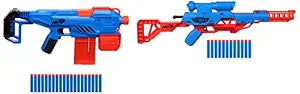 Nerf Alpha Strike Flyte Cs-10 मोटराइज्ड ब्लास्टर 10-डार्ट क्लिप-फेड ब्लास्टिंग 20 ऑफिशियल Nerf एलीट डार्ट्स टॉय बच्चों, किशोरों, वयस्कों, लड़कों और लड़कियों के लिए बहुरंगा