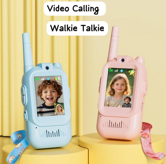 Kids Smart Video Calling Walkie Talkie Set (2-Pack) – Dual Camera & Screen